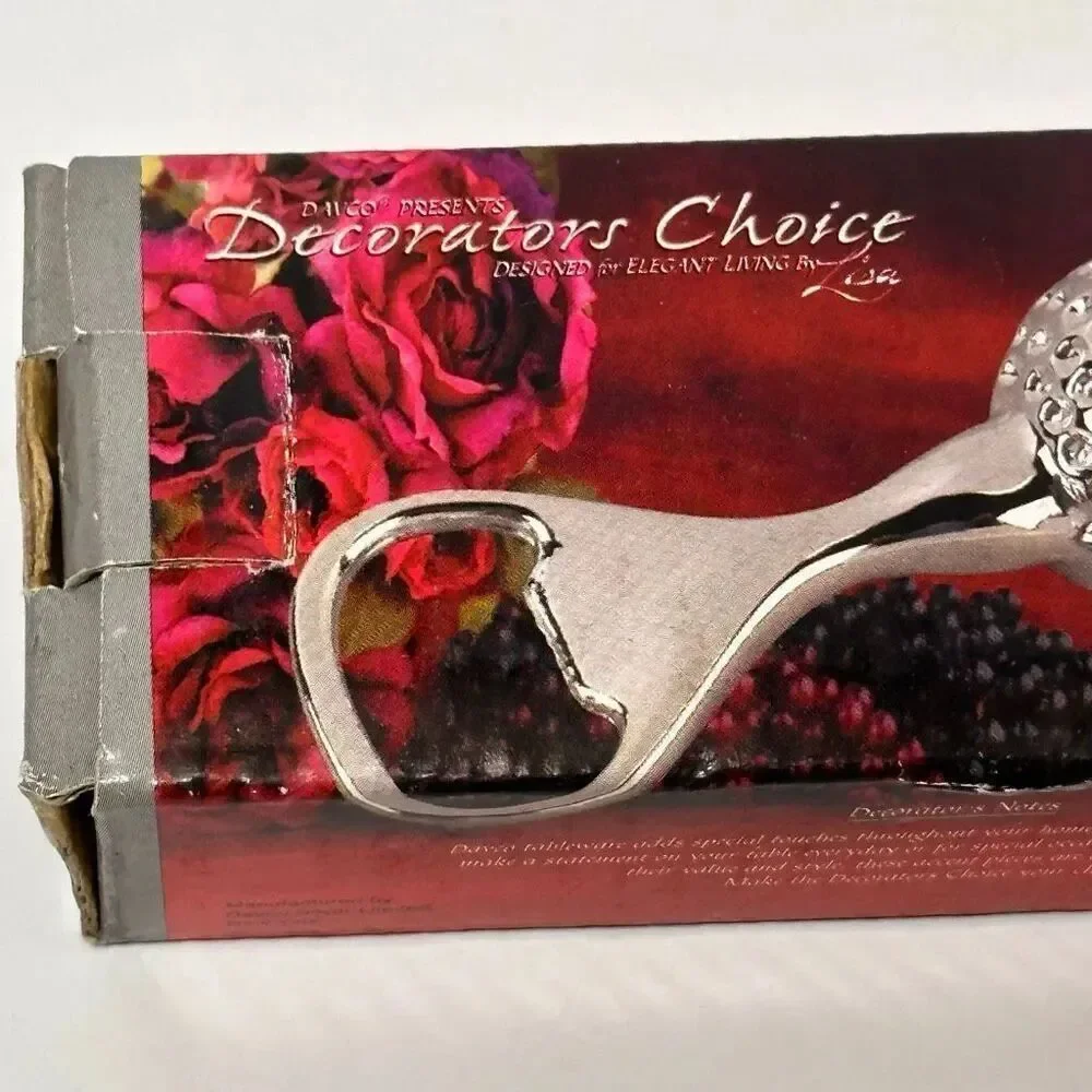 Vintage Davco Decorators Choice Silver-Plated Golf Ball Bottle Opener